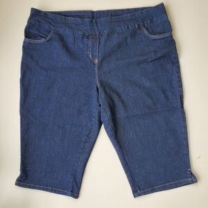 Blue Denim Bermuda Shorts